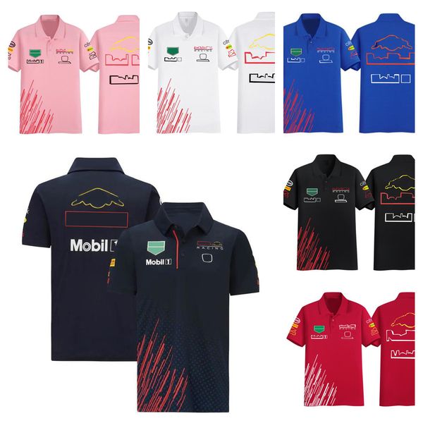 

f1 formula 1 racing polo shirt team short-sleeved shirt same style customization