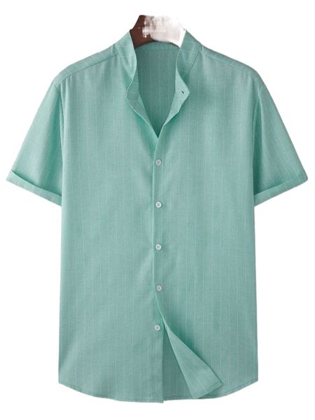 

men striped print shirt z9ms#, White;black