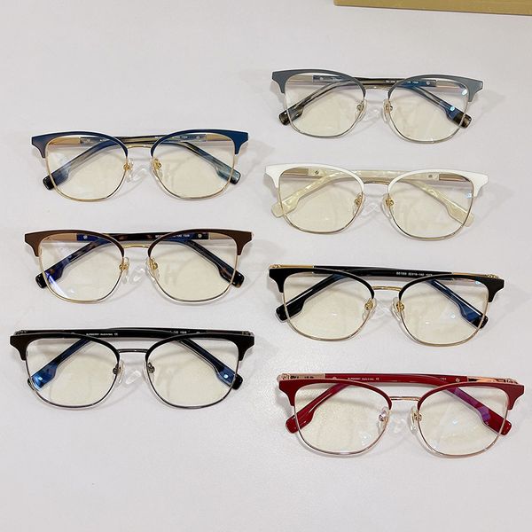 

fashion design men ladies flat eyeglasses be1355 modern business style square glasses clear lens original box, White;black