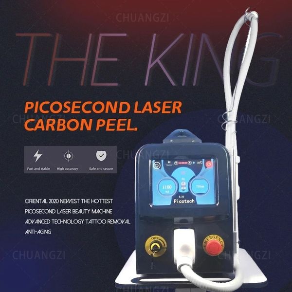 Laser-Maschine Laser-MaschineHigh-Power zum Entfernen von Tätowierungslinien, Augenbrauenflecken, Akneflecken, Haut-Second-Schönheitsausrüstung