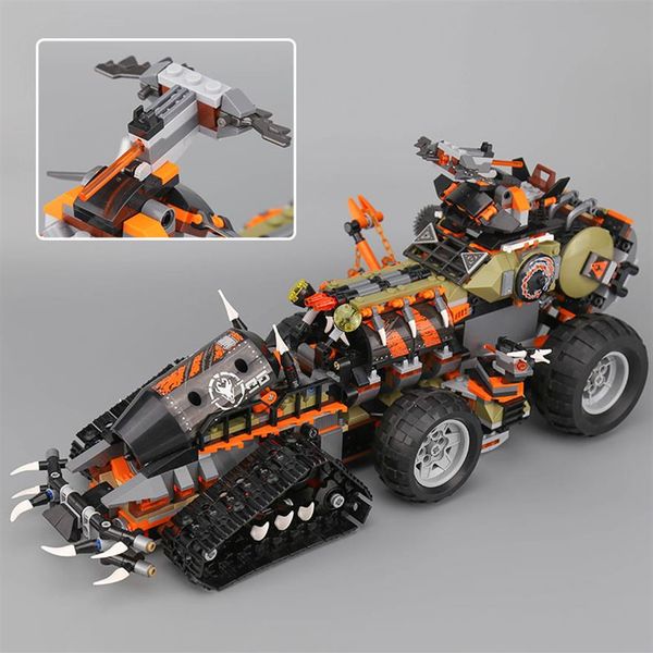 

ninja with 7 mini figures movie series dragon dieselnaut car toys building blocks bricks model education kids christmas gift299f