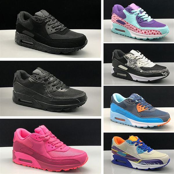 

kids sneakers presto 90 ii children boy girl sports orthopedic youth kids trainers infant girls boys outdoor shoes 6 colors size 2344y, Black