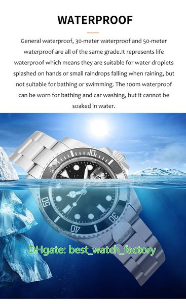 Orologi Funzione impermeabile Link di pagamento Utilizzato per ordinare l'orologio aggiunto elaborazione impermeabile Rafforzare l'orologio nuoto diving bath214F