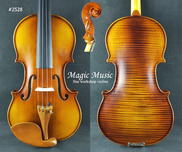 

student full size violin #2528 with nice flame size 4/4 low price & good quality