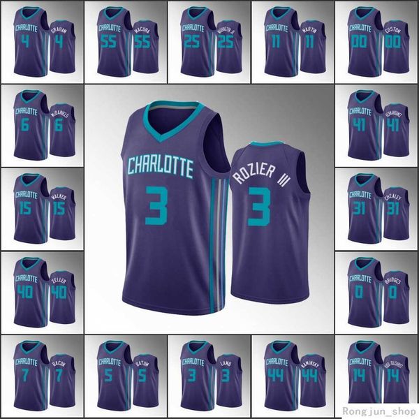 

screen print men youth women terry rozier devonte' graham miles bridges washington statement custom 75th diamond jersey, Black