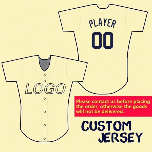 NA85 2019 Custom Baseball Jerseys Мужчины женщины, дети, персонализация любого названия команды № 100%, сшивая гибкая базовая базовая базовая стиль