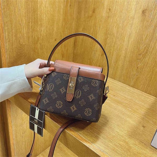 

popular female spring versatile bag ins foreign style fashion one shoulder bucket bag factory store online