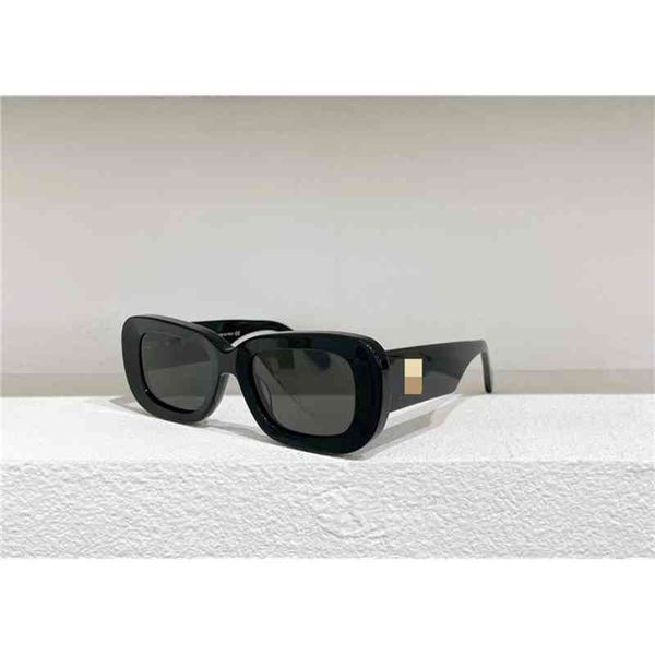 

2022c factory outlet tide brand men's sunglasses women's 22ss new omri019 red same 17i9m, White;black