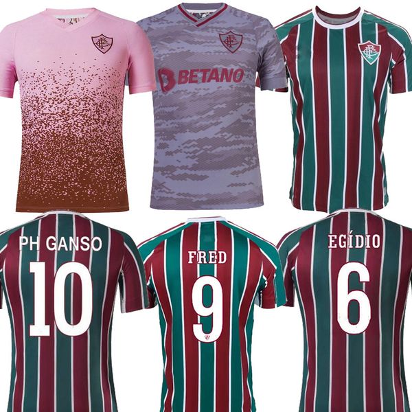

2021 2022 fluminense soccer jerseys home away 3rd 21 22 fc ph ganso evanilson nino football men shirt special edition 2023 miguel, Black;yellow