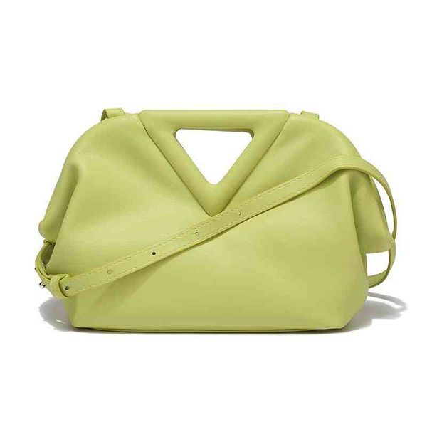 

shoulder bags handbag inverted triangle handle leather clutch purs crossbody for women fashion bag lady satchel