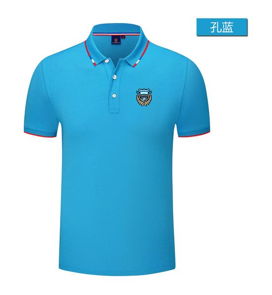 Kawasaki Frontale Erkek ve Kadın Polo Gömlek İpek Brokar Kısa Kollu Spor Yakası T-Shirt Logosu Özelleştirilebilir