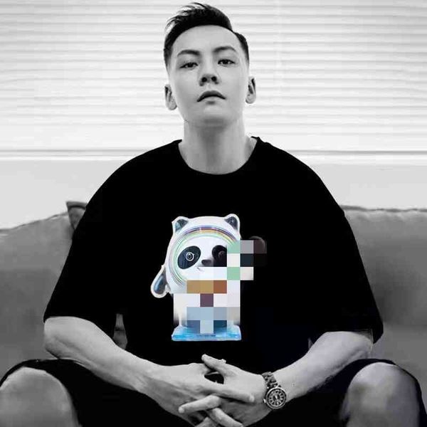 

women's t-shirt spring / summer 2022 chen weiting's cartoon printed short sleeve fashion t-shirt couple 4b1m, White