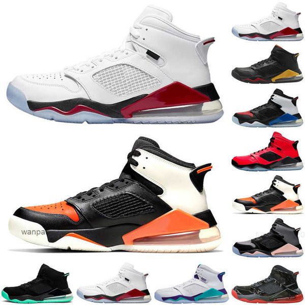 

2021 mars 270 270s mens basketball shoes jumpman 3 green glow fire red grape bred pink athletic men trainers sports sneakers og designer sho, Black