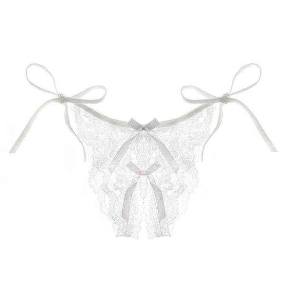 

thong women's open file lace underwear thin style fun tie large couple's t pants w220324, Red;black