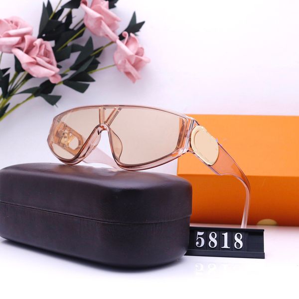 

designer mens sunglasses and women polarized sunglasses eyeglasses shopping travel 8 color glasses 5818 with box, White;black
