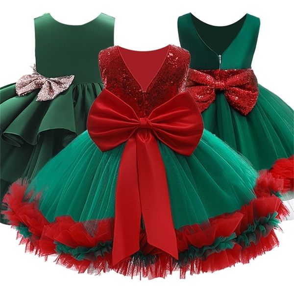 1 год для вечеринки по случаю дня рождения платье девушки младенца детские девочки костюм для девочек одежда для летнего платья принцессы LJ201221