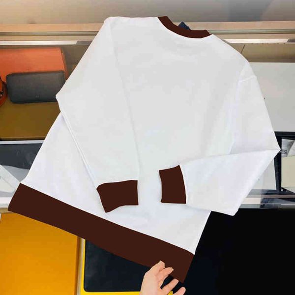 

men's sweaters fashion mens sweater classic printed round neck loose long sleeve necklace decorative warm wear 8d0x, White;black