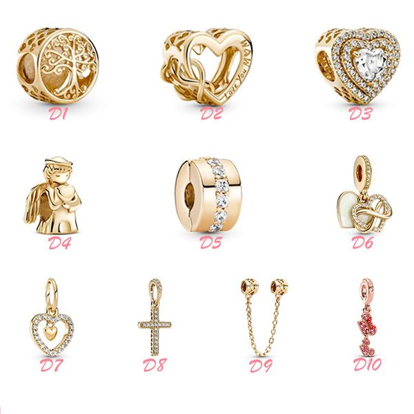 

2022 new love heart s925 sterling silver jewelry diy beads fits pandora ale charm for pandoras bracelets for women european rose gold bracel, Black