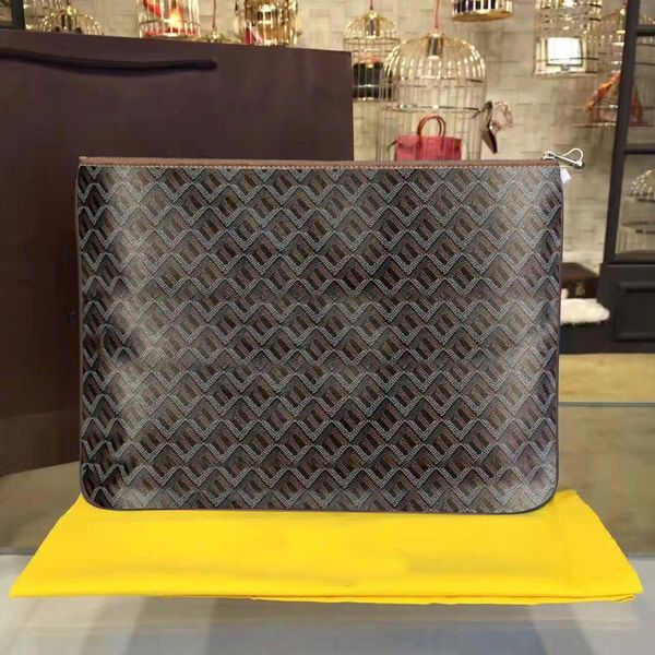 

clutch bags women's bag goya highest quality envelope package documents toiletry pouch protection makeup clutch leather cosmetic a5