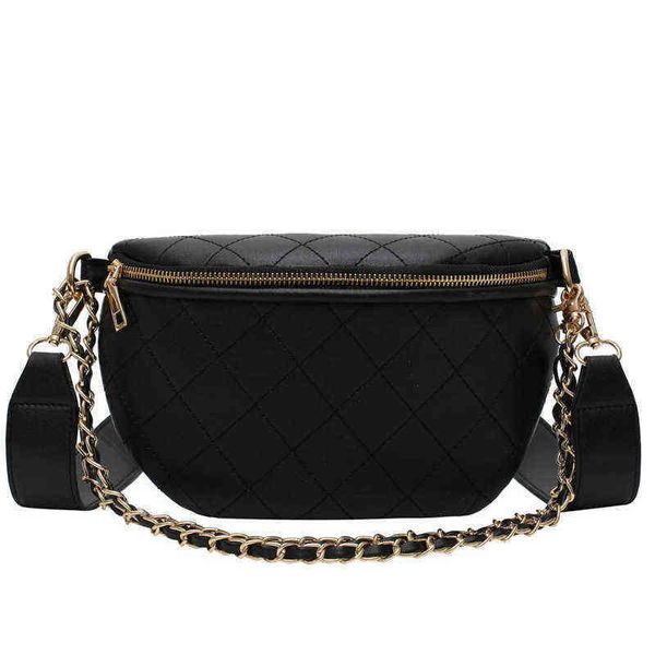 

waist bags chains women designer fanny packs lady's belt women's famous brand chest handbag shoulder purse 220423