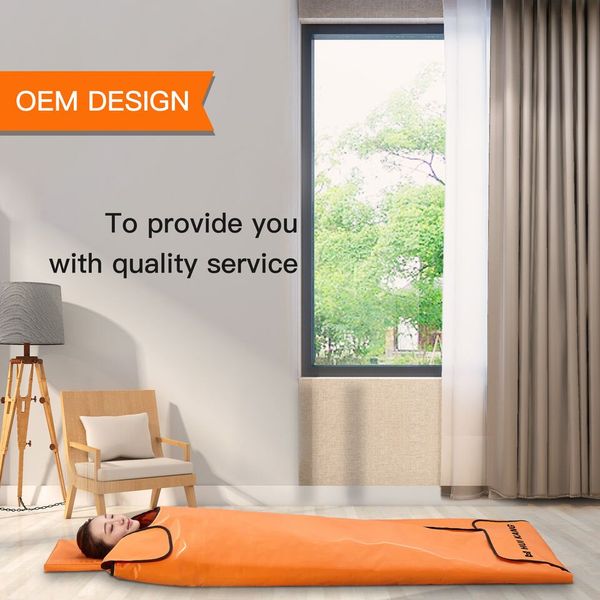 

health gadgets body fir infrared sauna blanket with jade tourmaline 3 heating zone