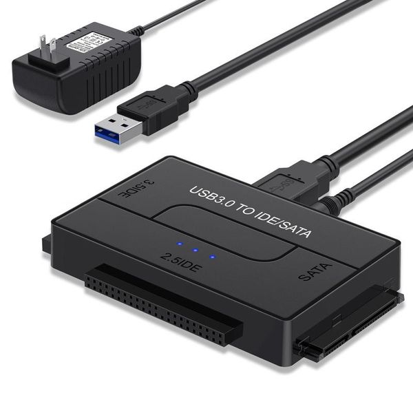 Cabos de computador Conectores combinados USB IDE SATA Disco rígido para USB3.0 Conversor de transferência de dados para 2.5/3.5 Drive óptica HDD SSDCompute