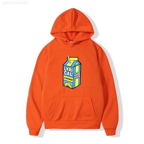 

men's hoodies & sweatshirts lyrical lemonade 2021 hoodie 100% real music funny for men/women pullover hooded sweatershirt, Black