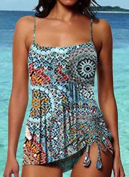 

floral jincheng one piece two bikini swimsuit personalized short skirt swimsuit, White;black