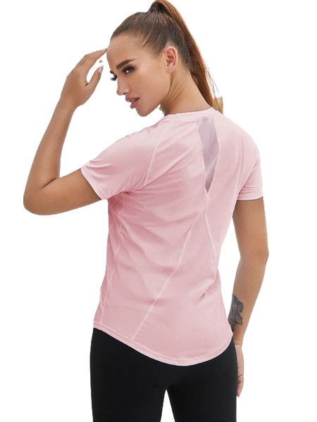 

breathable twist front sports tee z4m1#, Gray