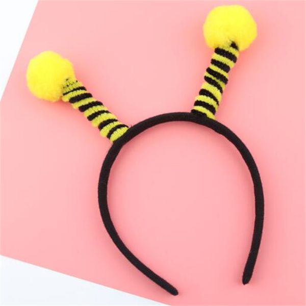 Testa dell'antenna da festa con occhi alieni tentacoli di api coccinelle formiche di compleanno di compleanno gioco di ruolo per il compleanno peluche natalizi natalizi s17