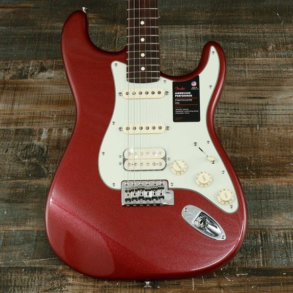 

performer st hss rosewood aubergine electric guitar