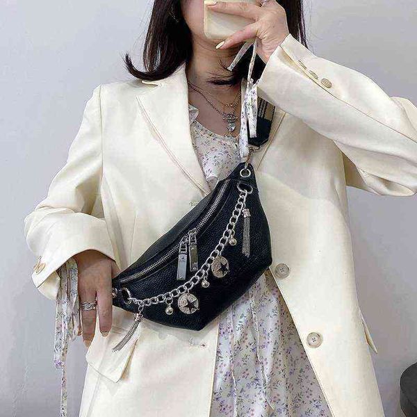 

brand waist for leather chest fashion fanny pack luxury belt chain handbag women crossbody bags 220419
