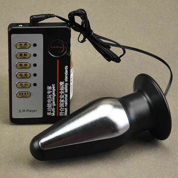 

wholesale of new products for men women electro shock plug adults dilator stimulator orgasm, Silver