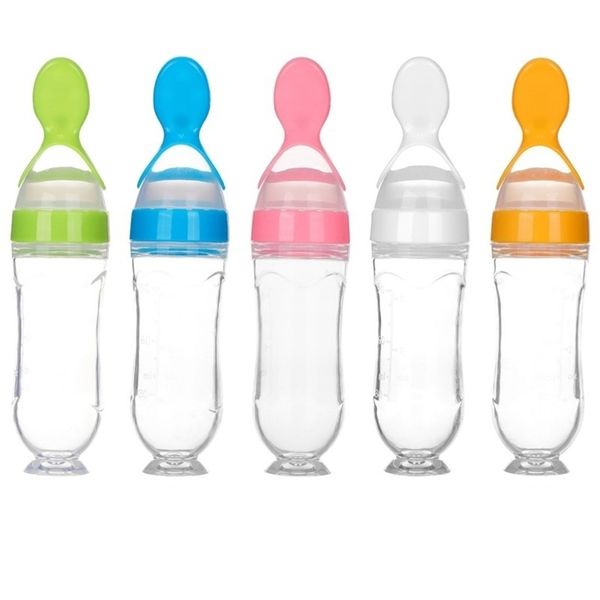 Baby Spot Bottle Alimentador de garotos de silicone de silicone para alimentação Medicina crianças utensílios de talheres infantis infantis nascidos 220715