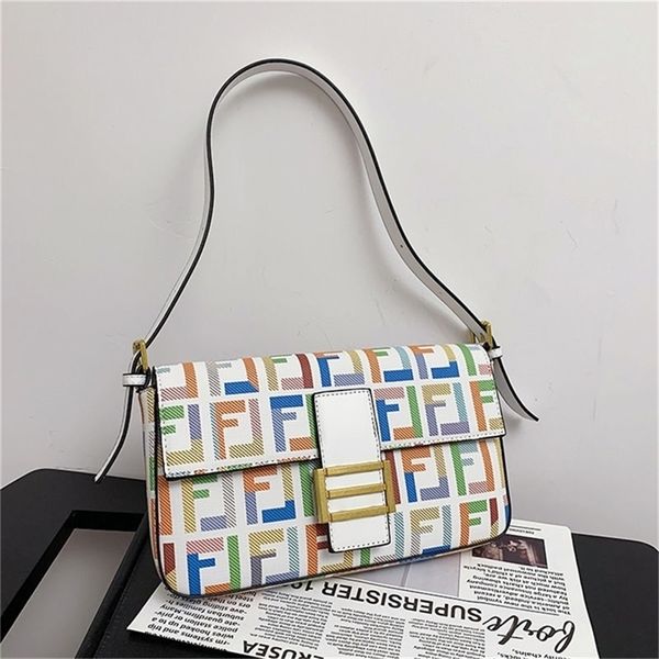 

30% off 2022 new trendy handbags club retro underarm net red color printing fashion