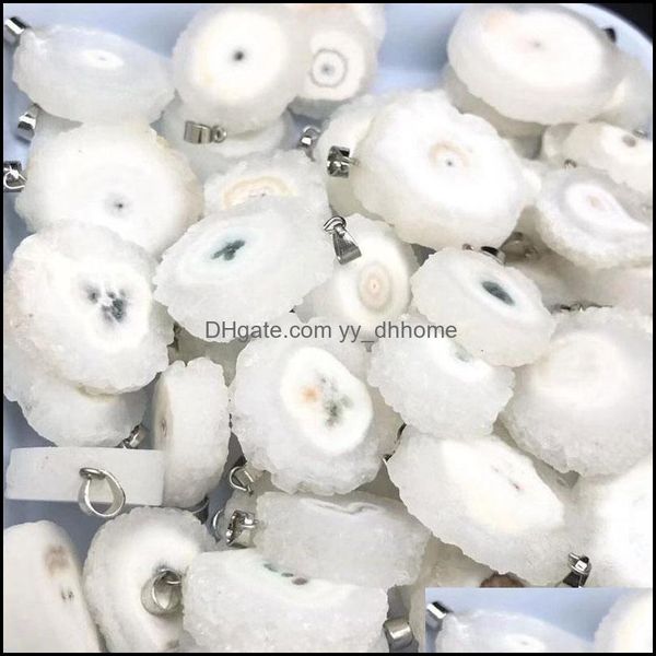 

pendant necklaces pendants jewelry irregar natural original crystal gemstone for women girl party club dhi30, Silver