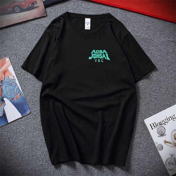 

haikyuu aoba johsai vbc uniform t shirt men kawaii summer cartoon karate graphic tees tee shirt harajuku shirt male 220624, White;black