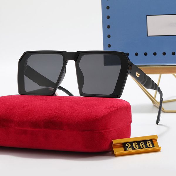 

2022 g style designer sunglasses fashion glasses for man woman polarized eyeglasses summer beach goggle 4 colors, White;black
