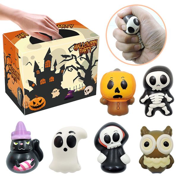 

fidget toys sensory halloween playset pumpkin bat bubble countdown calendar blind box stress educational decompression toy gift wholesale in