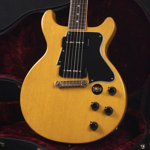 

custom shop historic 1960 les special double cut tv yellow electric guitar