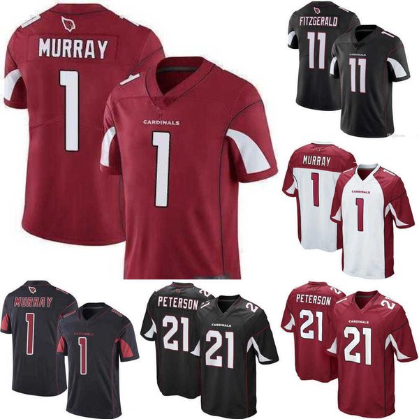 

football jerseys arizona''cardinals''men women youth 1 kyler murray 99 j.j. watt 11 arry fitzgerald 21 patrick peterson, Black;red