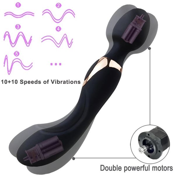

speeds powerful big vibrators for women magic wand body massager toy for woman clitoris stimulate female products