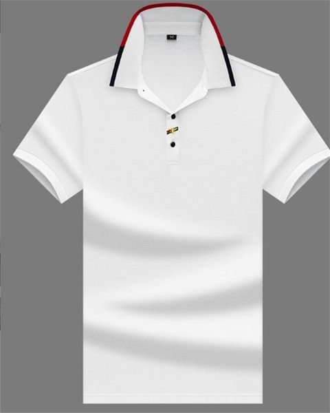 High-End-neue Marke besticktes Kurzarm-Poloshirt aus Baumwolle Herren-T-Shirt Koreanische Modekleidung Sommer-Luxus-Top