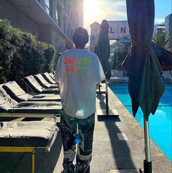 

t shirs 2022 gallerydep designer shir gary leer gradien prin shor sleeve, White;black