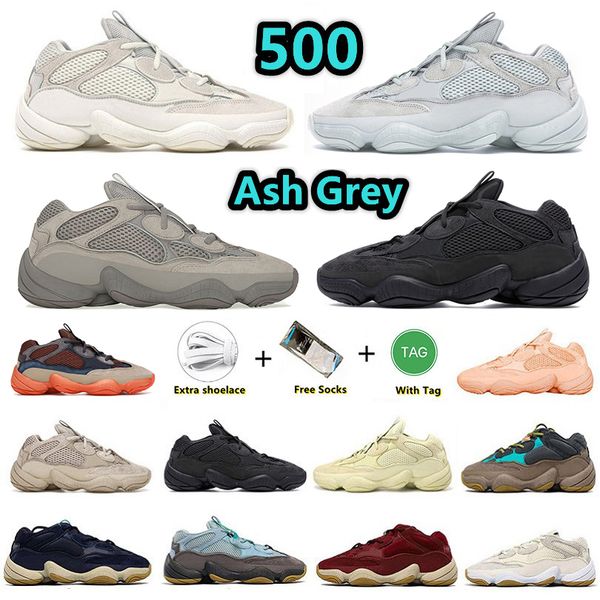

designer 500 men running shoes moon yellow utility black bone white ash grey salt stone taupe light faded azure azael alvah azareth women tr