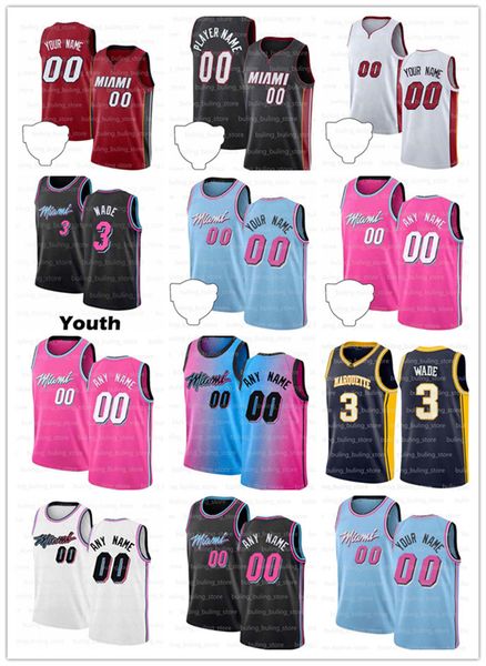 

new 75th anniversary heats dwyane bam 13 adebayo duncan 55 robinson miamis kendrick men nunn jimmy 22 butler basketball jersey dwayne 3 wade, Black;red