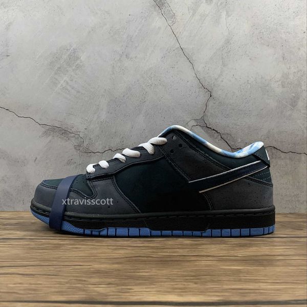 

mens shoes dunks lows premium sb blue lobster basketball shoe sports sneakers real leather color nightshade dark slate fast ship size 36-47