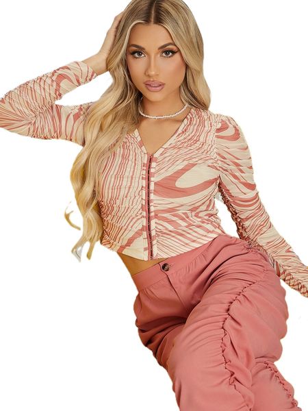 

graphic hook & eye crop mesh a5dz#, White