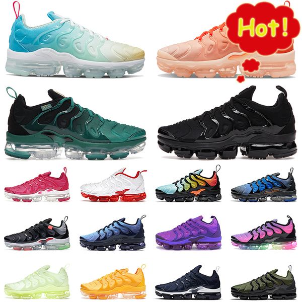 

2022 big size 36-47 plus tn running shoes tns men women triple black obsidian since 1972 orange gradients olive womens mens sports sneakers