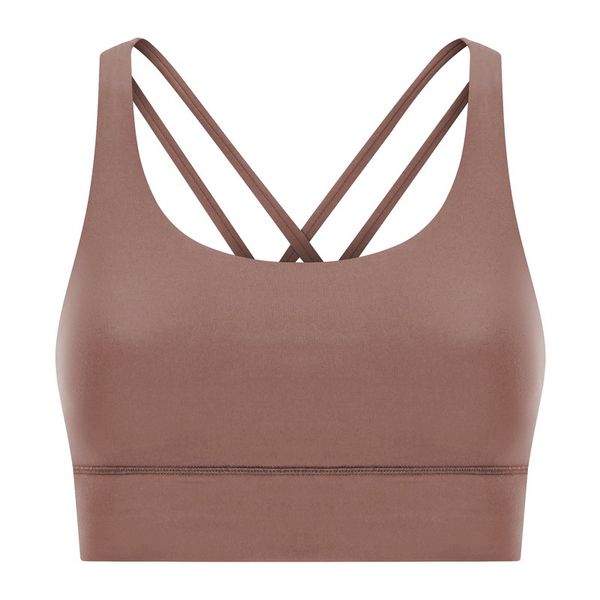 

yoga tank buttery women soft sports bra with removable cups underwear classic fashion vest skin-friendly cross strap cami n9q4, White